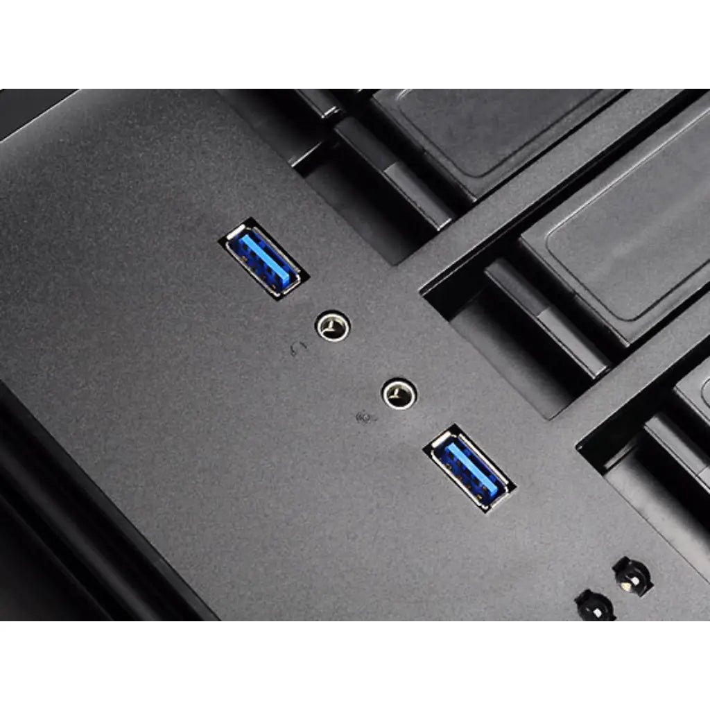 SilverStone DS380 Mini-ITX/Mini-DTX NAS Chassis with 8 Hot-Swap Drive Bays and USB 3.0 - Black