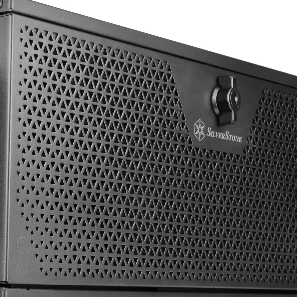 SilverStone RM44 4U Rackmount Server Chassis with 360mm Liquid Cooling Support and Included Rail Kit