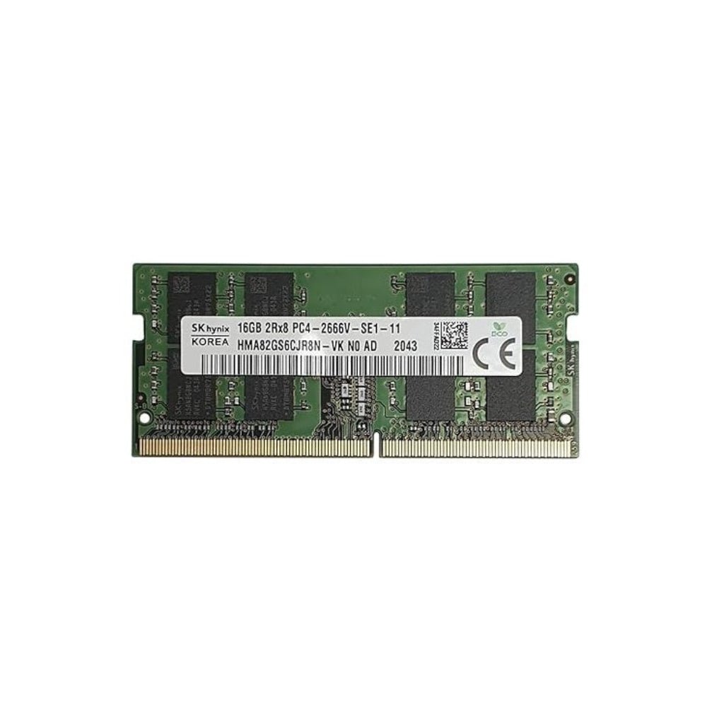 SK Hynix 16GB DDR4 2666MHz CL19 2Rx8 SODIMM Laptop Memory Module (Pulled)