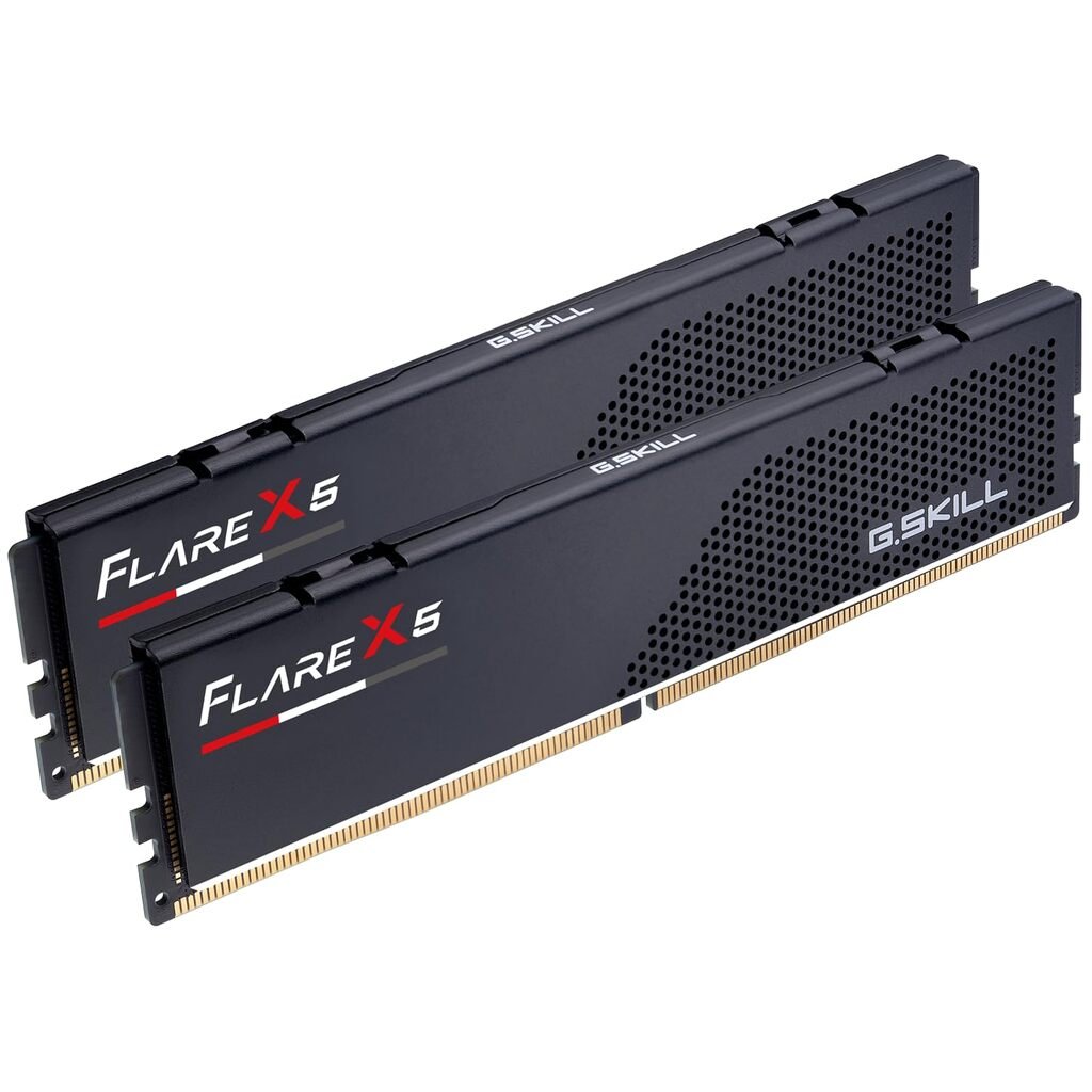 G.SKILL Flare X5 128GB (2 x 64GB) DDR5 6000MHz CL36 Desktop Memory Kit for Gaming and Workstations
