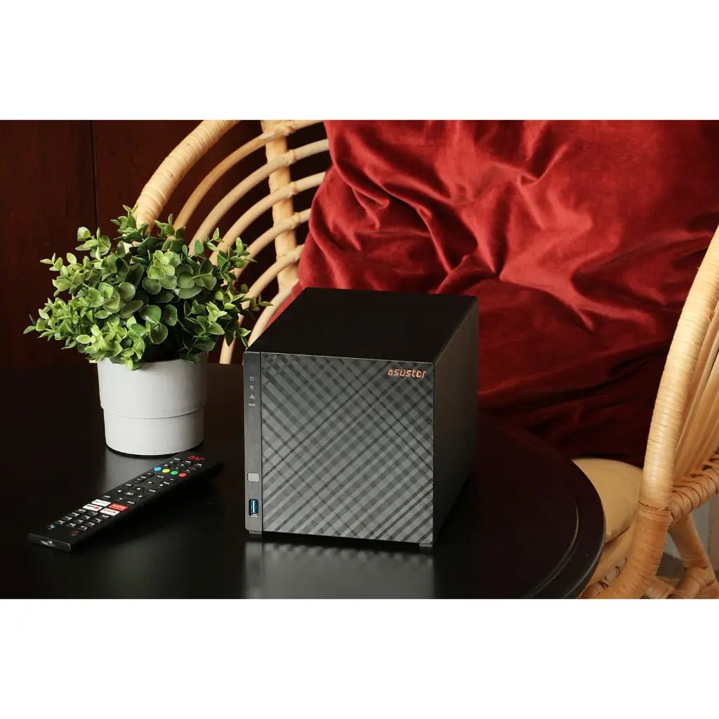 Asustor Drivestor 4 AS1104T 4-Bay NAS Enclosure with Quad-Core 1.4GHz Processor and 1GB DDR4 RAM