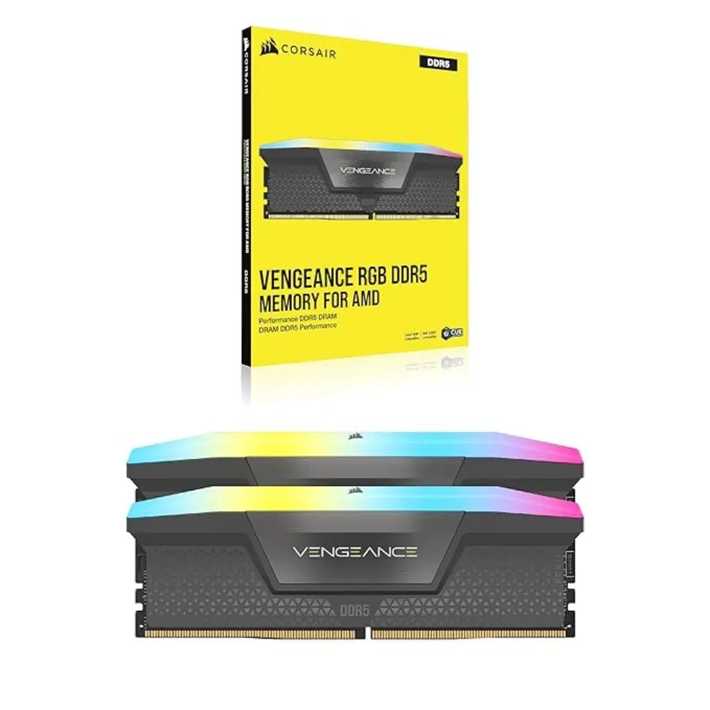 Corsair Vengeance RGB 96GB (2 x 48GB) DDR5 6000MHz CL30 Desktop Memory Kit