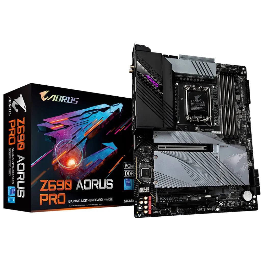 Gigabyte Z690 AORUS PRO Wi-Fi 6 Intel Z690 LGA1700 DDR5 ATX Gaming Motherboard