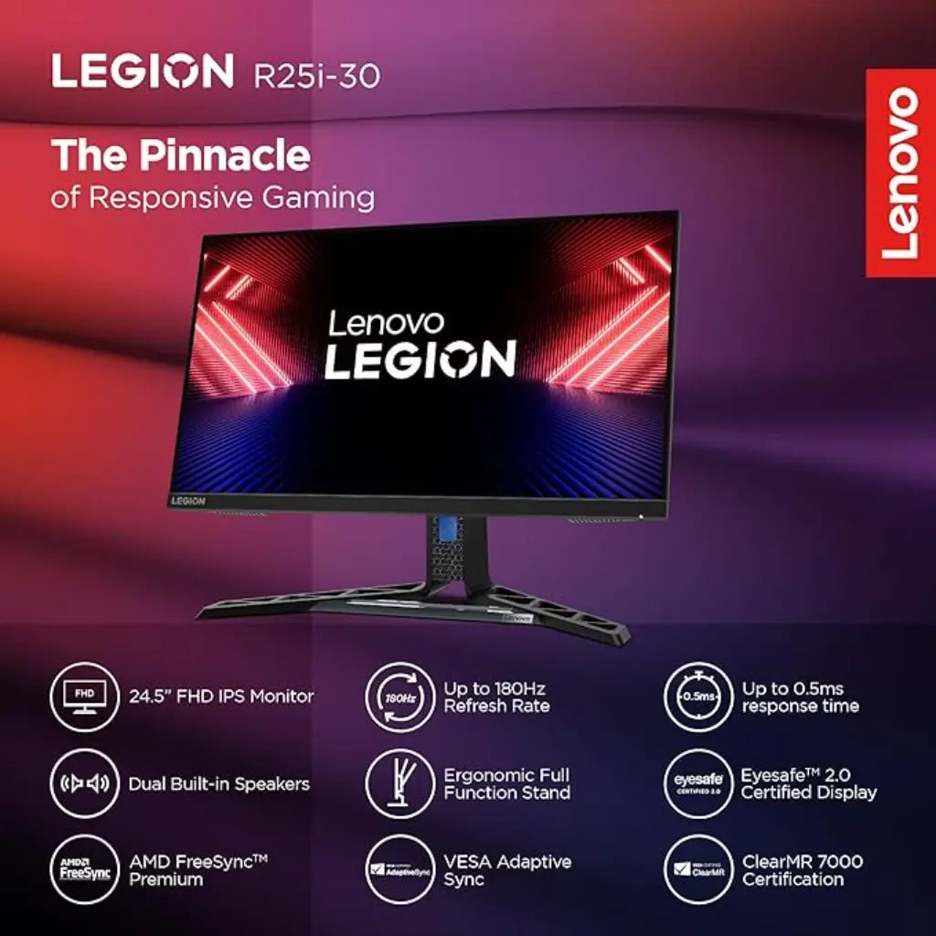 Lenovo Legion R25i-30 24.5-inch FHD IPS 180Hz Gaming Monitor