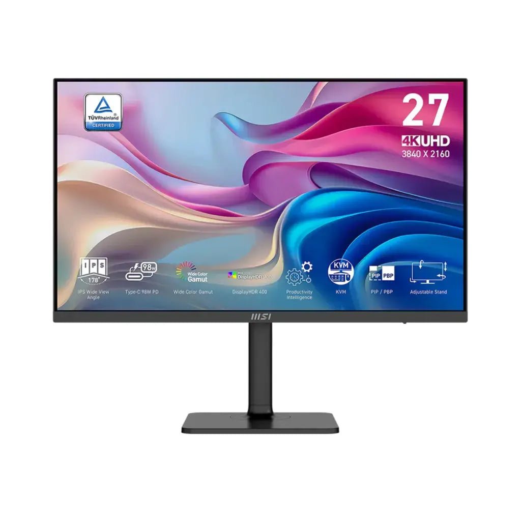 MSI Modern MD272UPHG 27-inch 4K UHD IPS Monitor with 60Hz Refresh Rate and Integrated Speakers