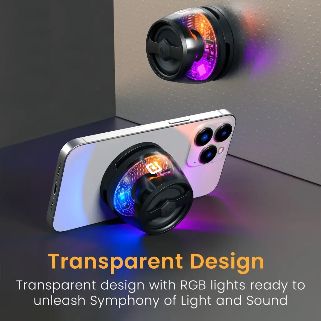Portronics Nadya 6W Magnetic Bluetooth Speaker with Integrated MagSafe Mobile Stand