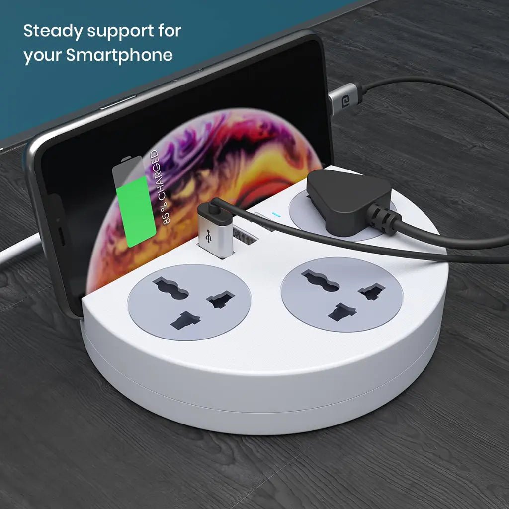 Portronics Power Plate 5 (POR 1359) 5-Socket Extension Board with 1.5m Cord