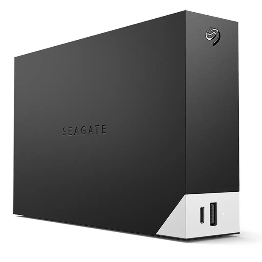 Seagate OneTouch Hub 18TB 3.5-Inch Desktop External Hard Drive with Password Protection and USB Hub - Black