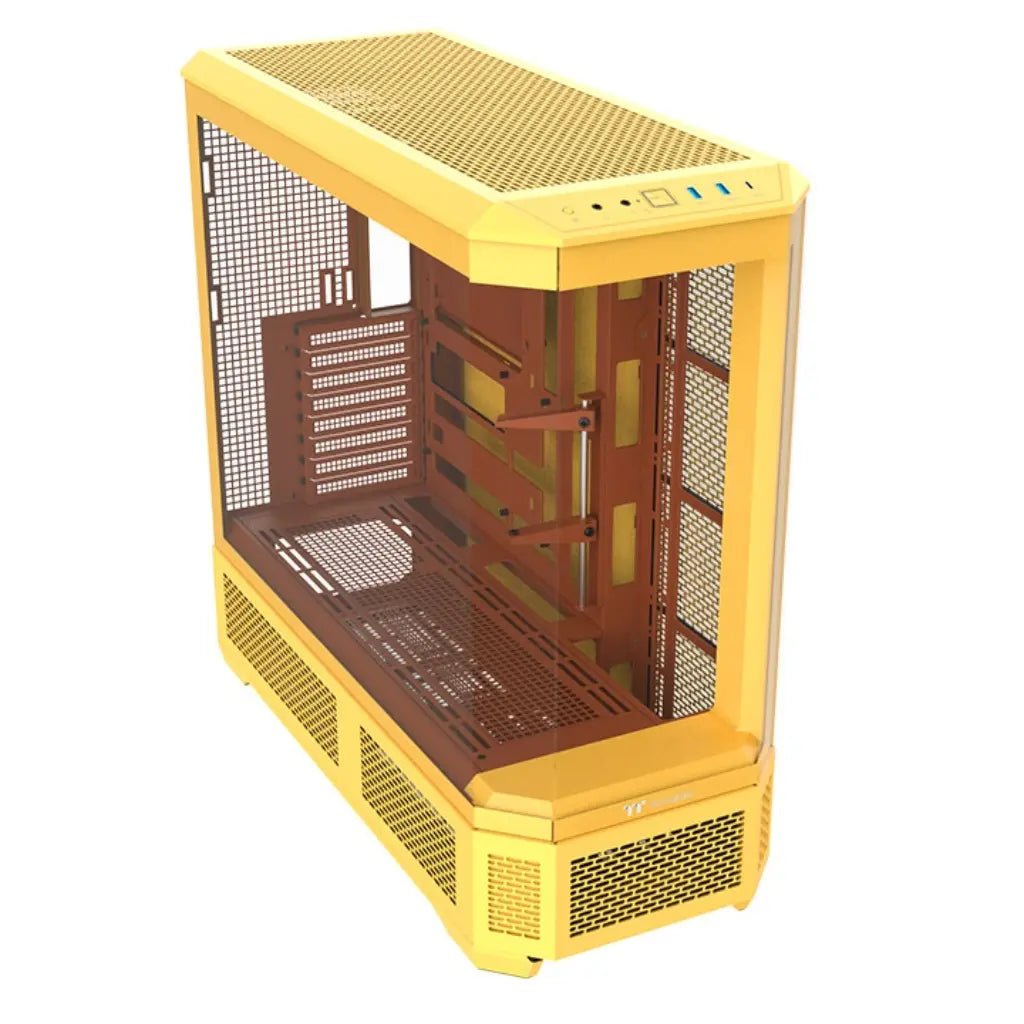 Thermaltake View 600 E-ATX Full Tower PC Case with 4 Tempered Glass Panels - Butter Caramel Edition