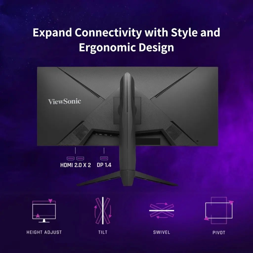 ViewSonic VX3480-2K-PRO 34-inch Ultrawide UWQHD 165Hz 1ms Gaming Monitor