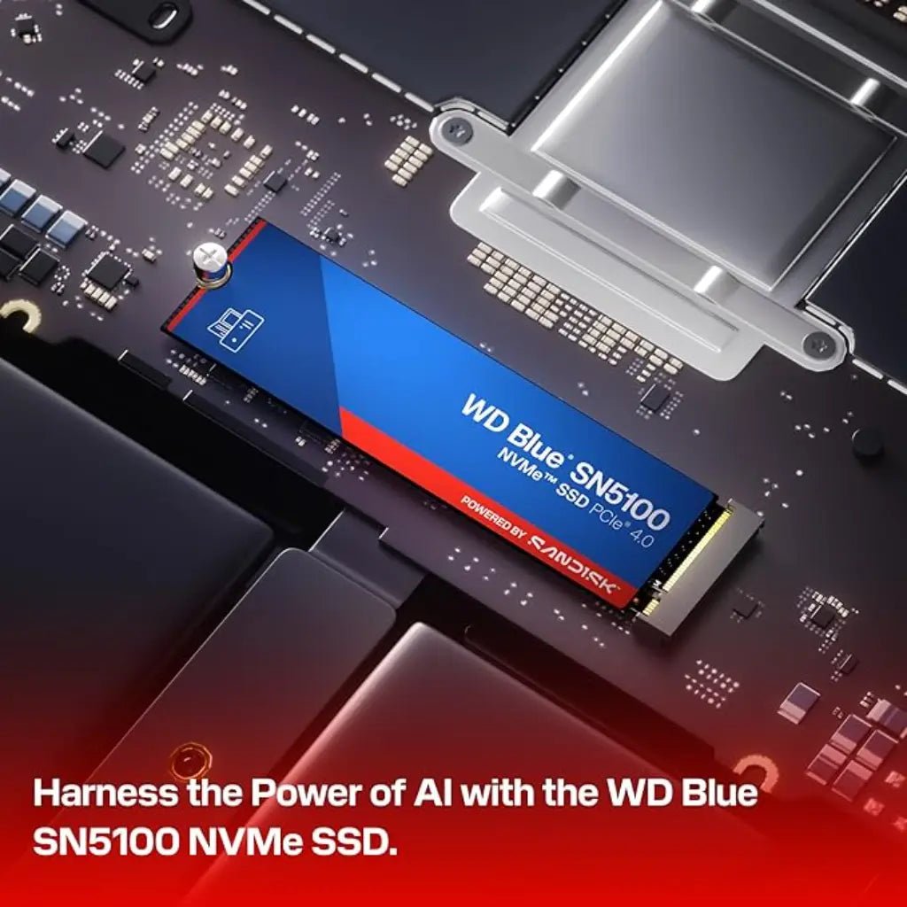 WD Blue SN5100 4TB NVMe M.2 2280 PCIe Gen4 Internal Solid State Drive