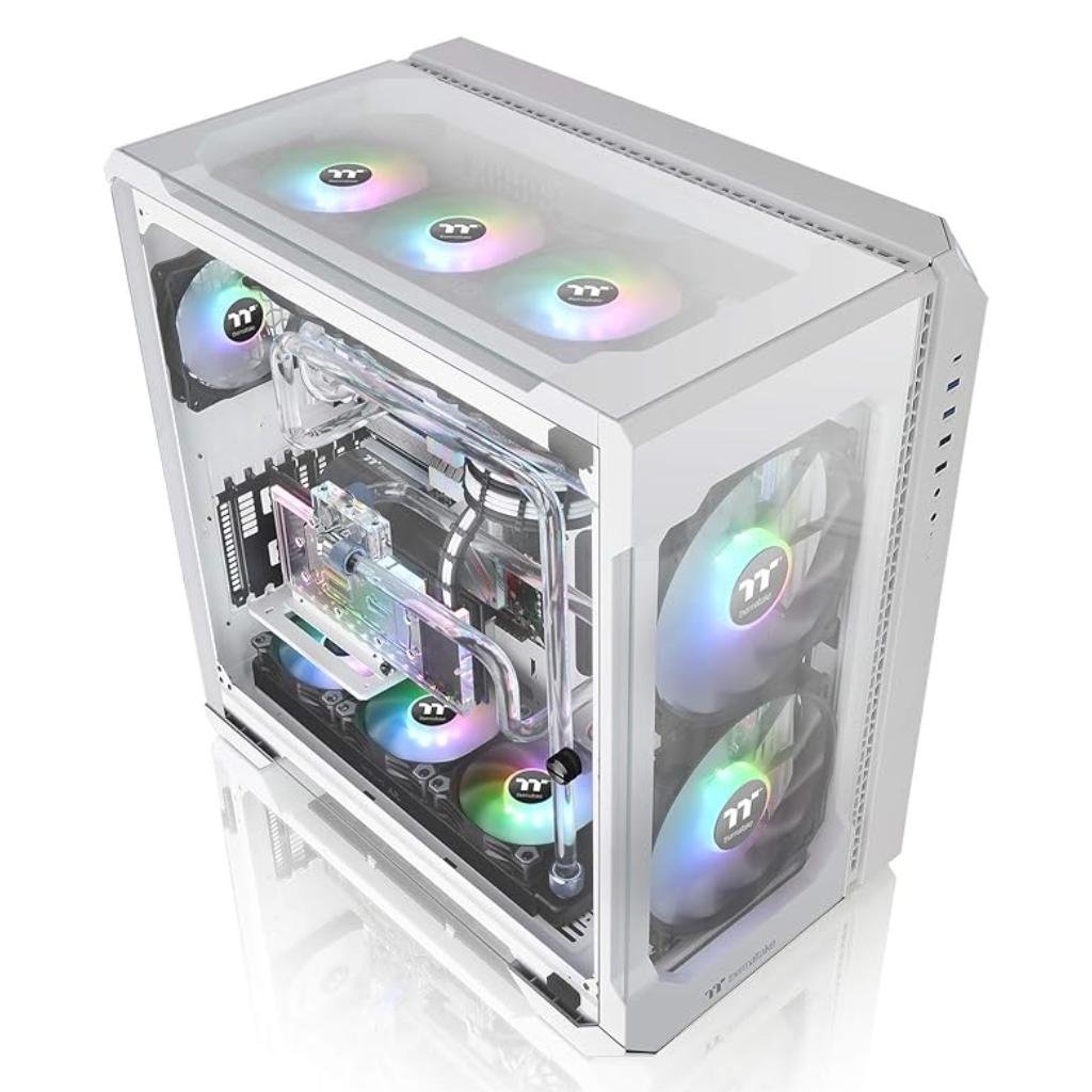 Thermaltake View 51 Tempered Glass ARGB Snow Edition E-ATX Full Tower PC Gaming Case