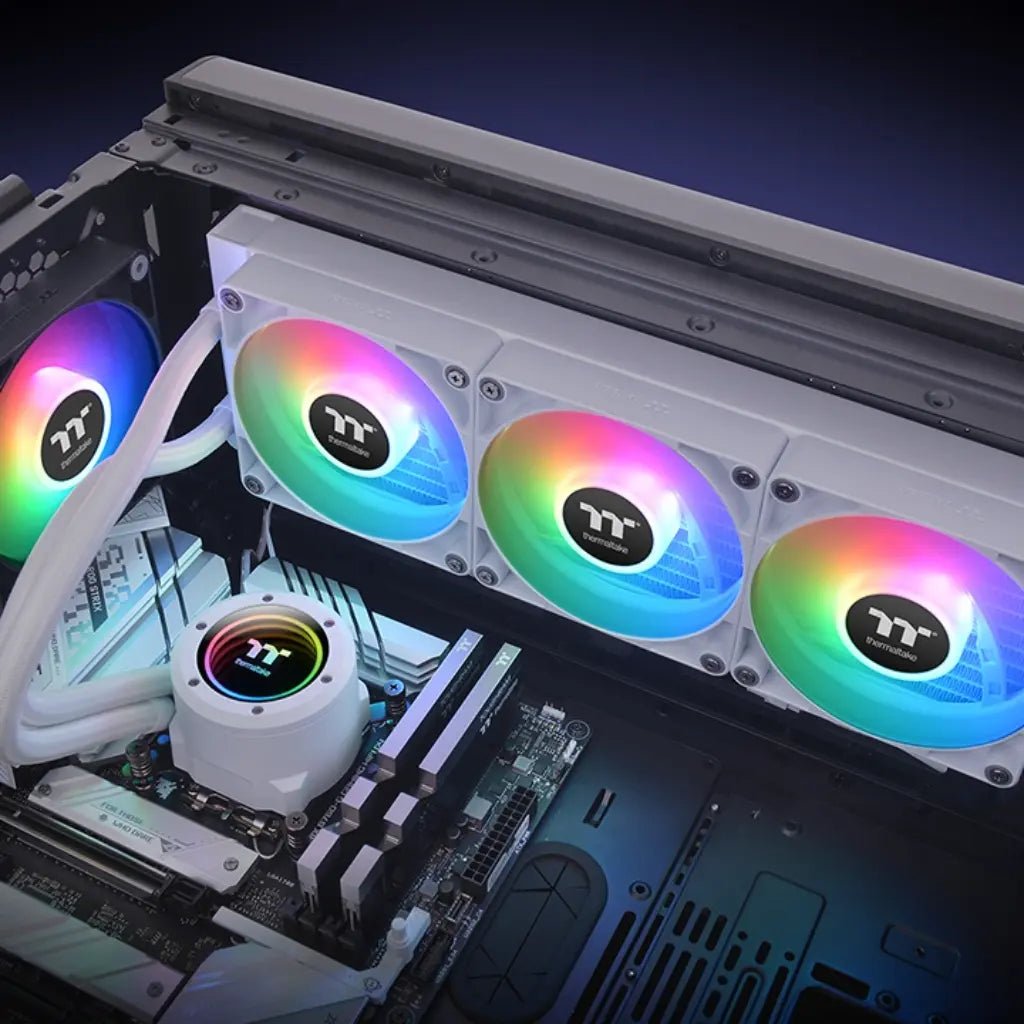 Thermaltake TH360 V2 ARGB Sync 360mm All-In-One CPU Liquid Cooler - Snow Edition