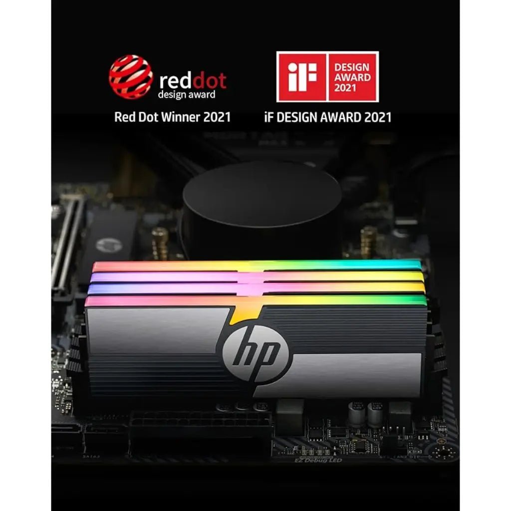 HP V10 16GB (2 x 8GB) RGB DDR4 3200MHz CL14 High-Performance Gaming Desktop Memory Kit