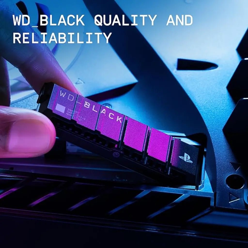 WD_BLACK SN850P 1TB NVMe PCIe Gen4 M.2 2280 Internal Gaming SSD with Heatsink
