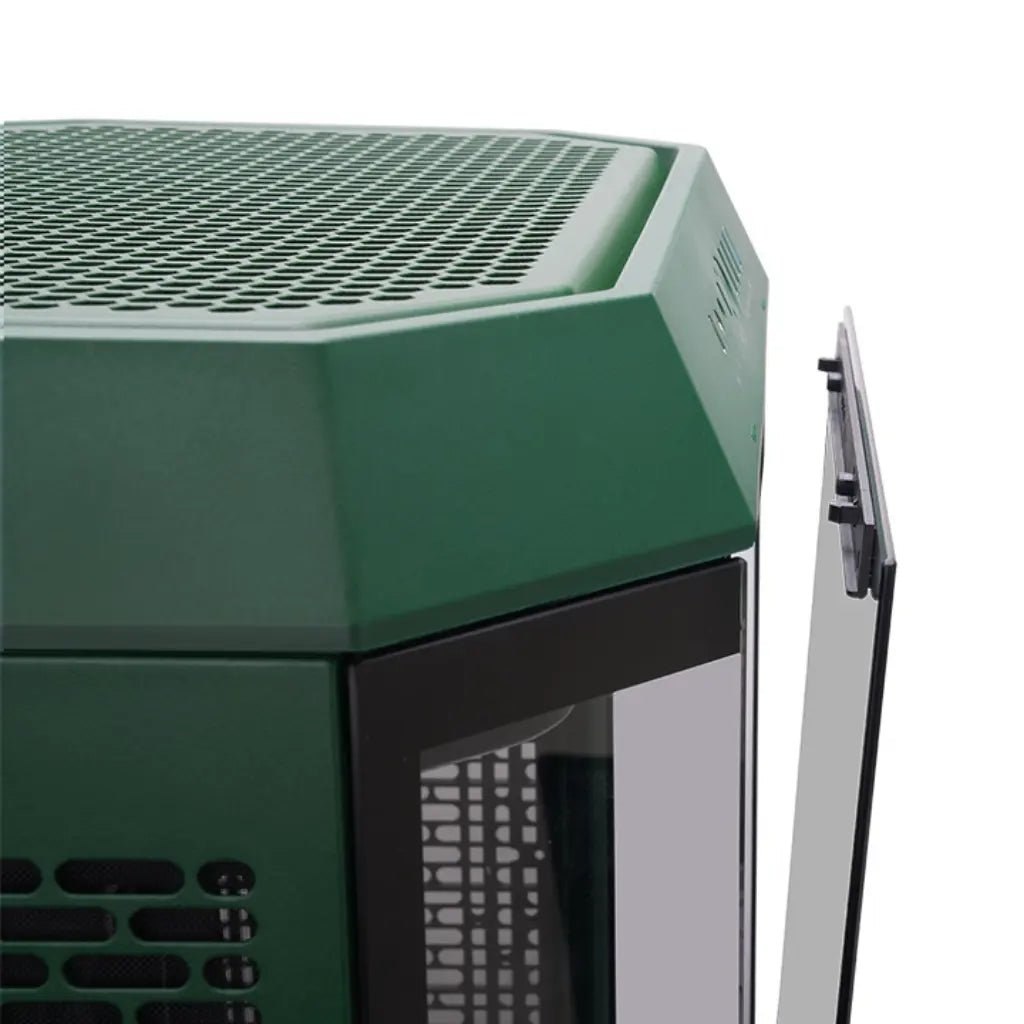 Thermaltake The Tower 600 ATX Mid Tower Tempered Glass PC Case - Racing Green Edition