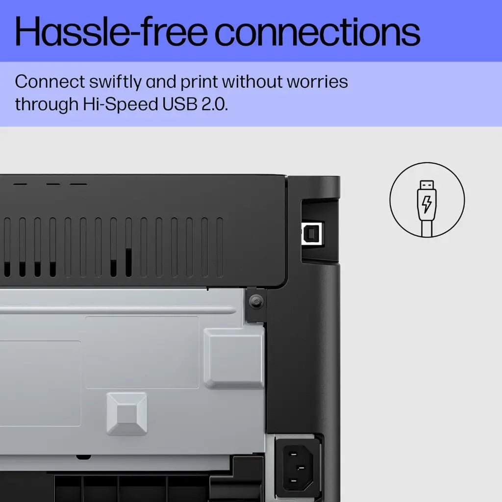 HP LaserJet Pro P1108 Plus Monochrome Laser Printer - 19 PPM Single Function