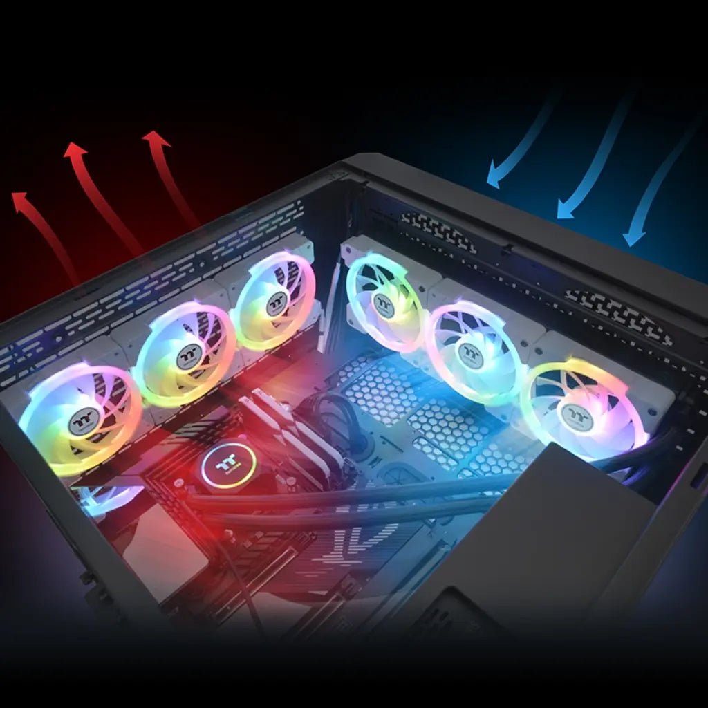Thermaltake SWAFAN EX12 ARGB 120mm High-Performance CPU Cooling Fan with Swappable Blades