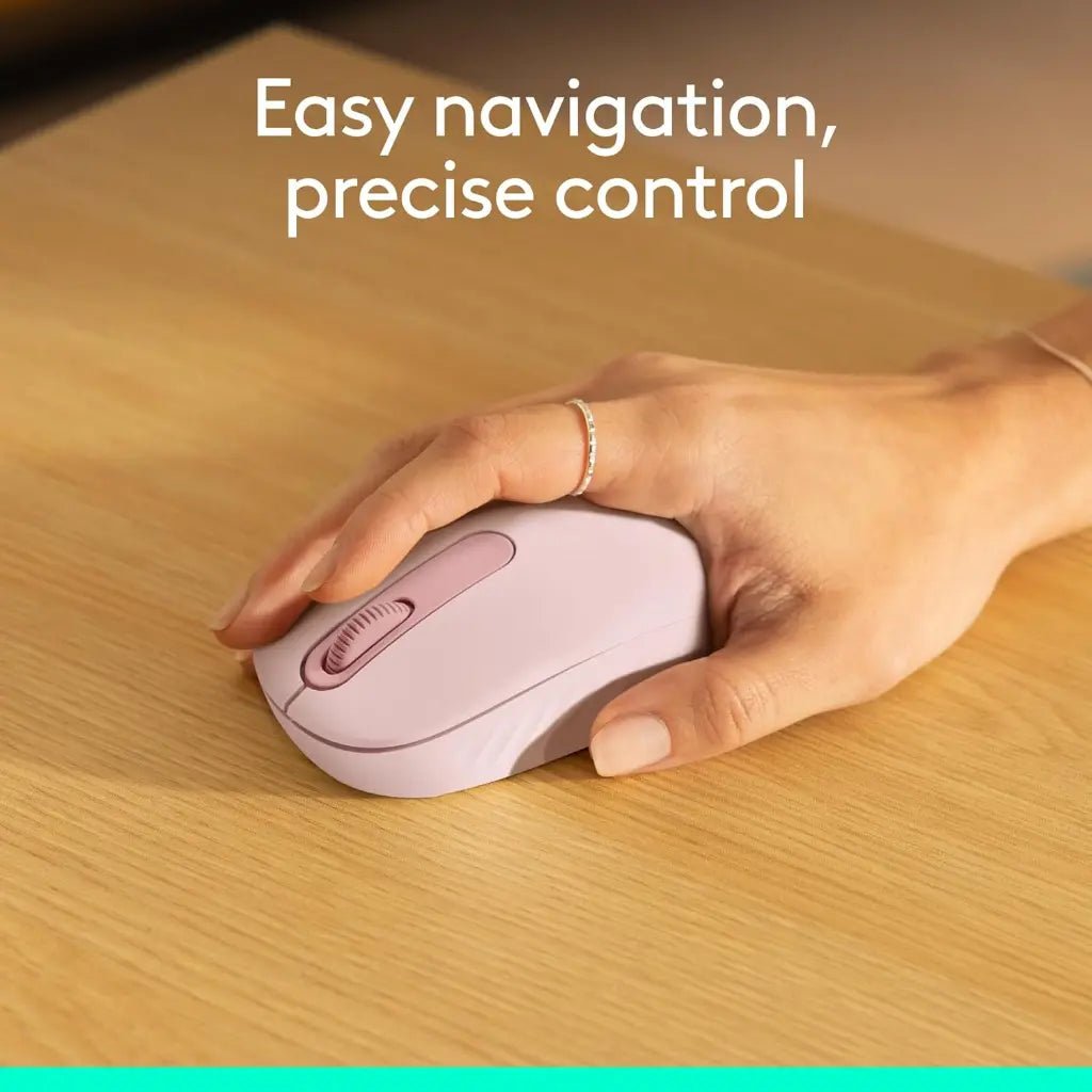 Logitech M196 Compact Bluetooth Wireless Optical Mouse - Rose