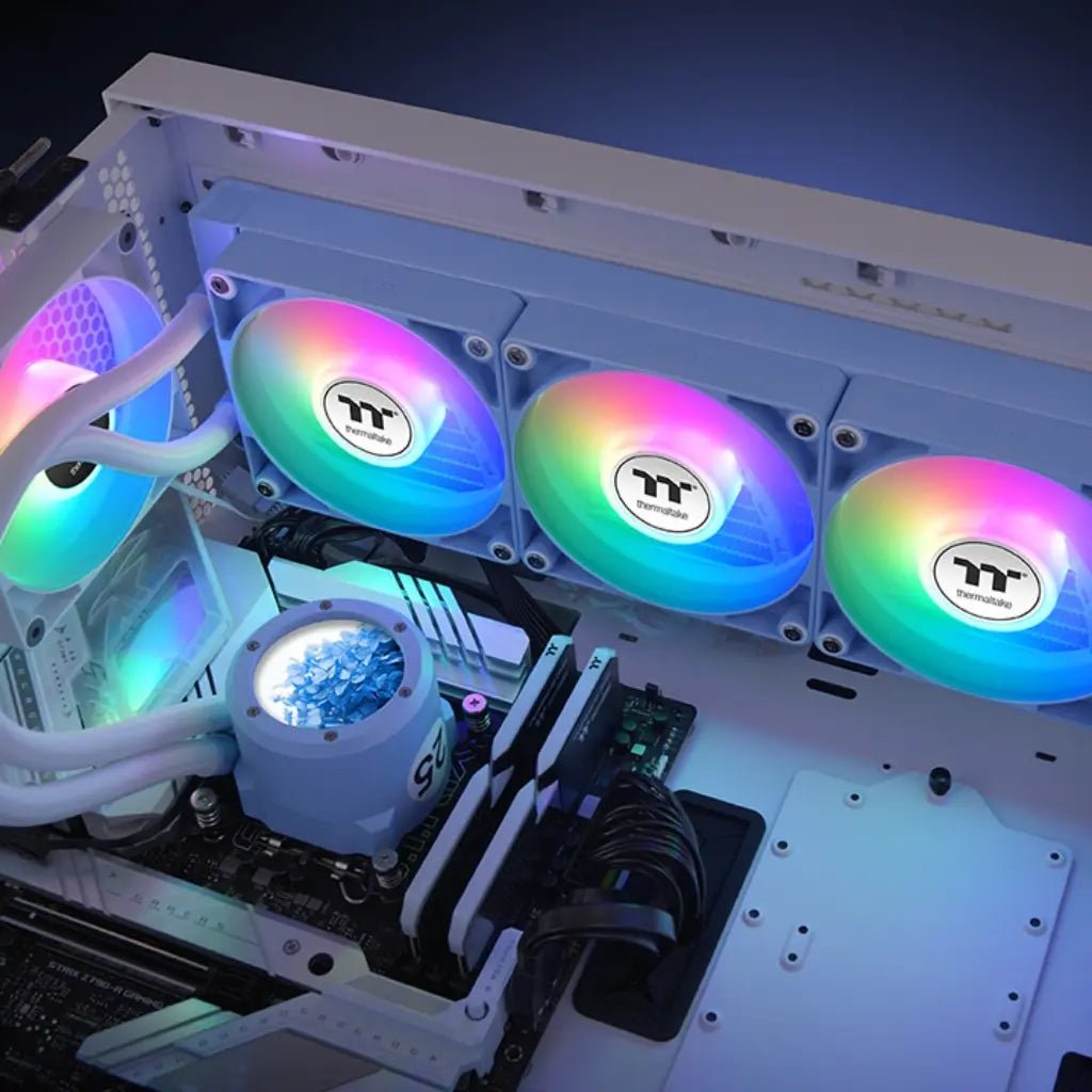 Thermaltake TH360 V2 Ultra ARGB Sync 360mm All-In-One Liquid CPU Cooler - Hydrangea Blue Edition