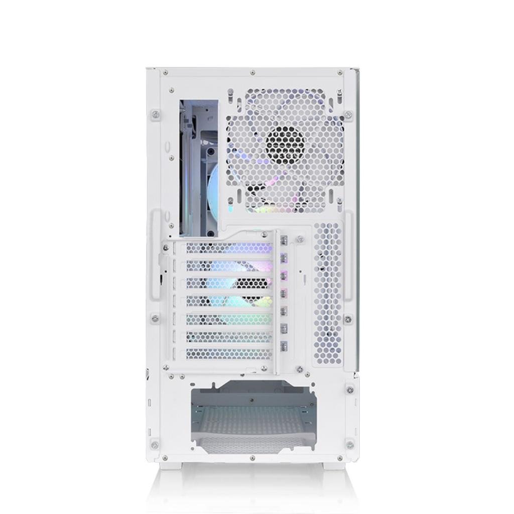Thermaltake Ceres 330 TG ARGB Snow ATX Mid Tower Tempered Glass PC Case with Pre-Installed Fans