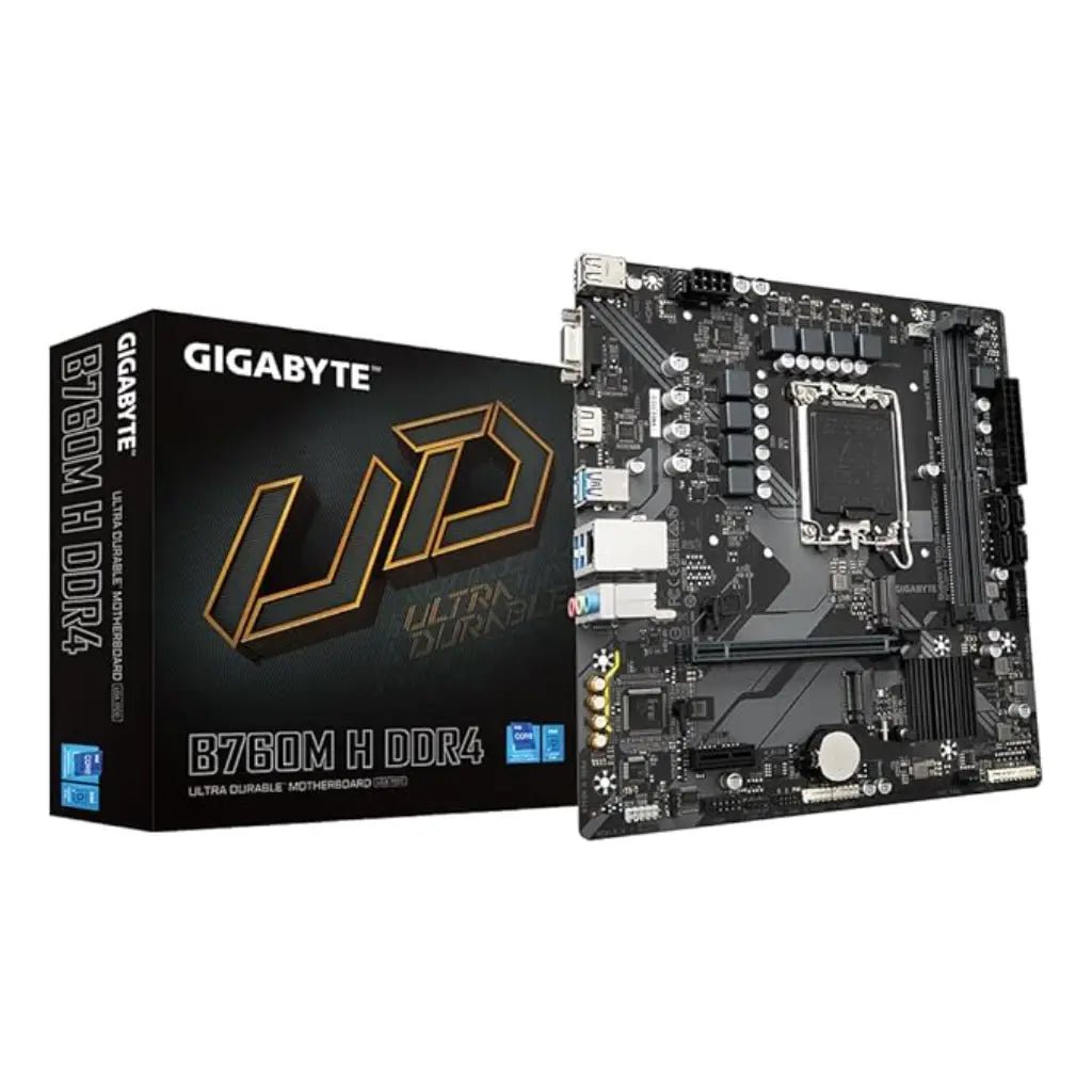 Gigabyte B760M H Intel B760 LGA1700 DDR4 Micro ATX Motherboard for 12th/13th/14th Gen Intel Core Processors