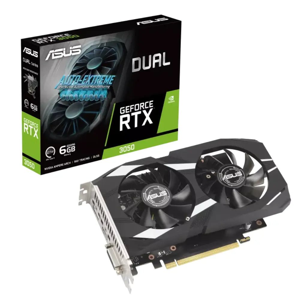 ASUS Dual GeForce RTX 3050 6GB GDDR6 Gaming Graphics Card