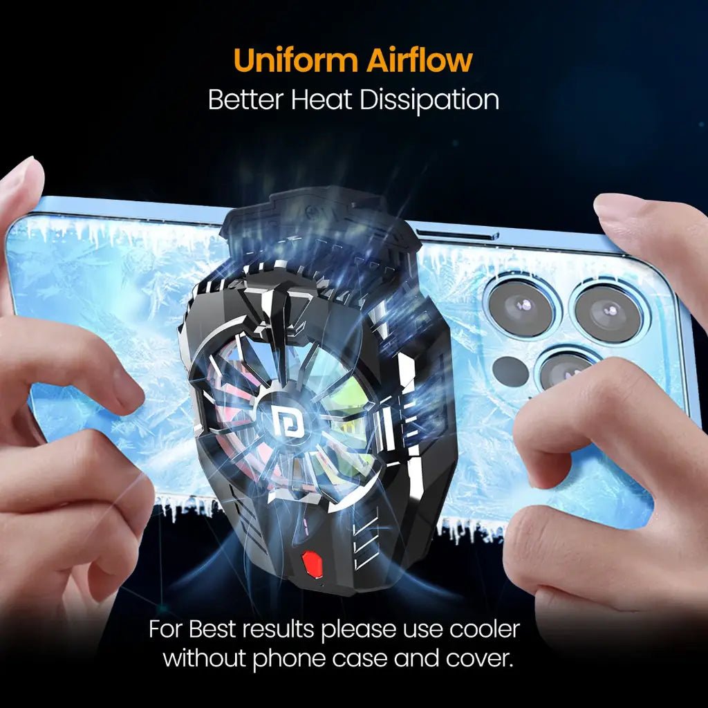 Portronics Cool Pulse POR 2649 Portable Smartphone Radiator Cooler with RGB Lighting