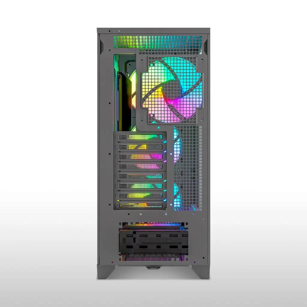 ProLab Design AI848 ARGB Mid-Tower ATX Workstation Cabinet with 4x140mm Fans and USB-C