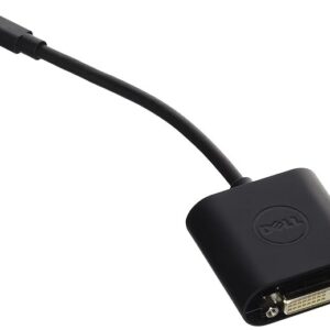Dell Mini DisplayPort to DVI Single Link Adapter – Black