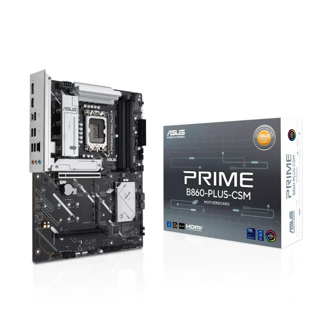 ASUS PRIME B860-PLUS-CSM Intel B860 LGA1851 DDR5 ATX Motherboard with Corporate Stable Model