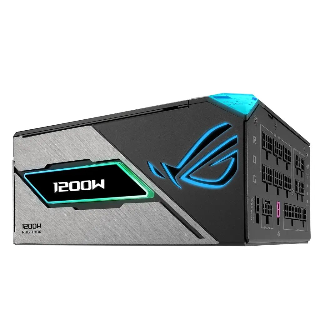 ASUS ROG Thor 1200W Platinum III ATX 3.1 Fully Modular Power Supply with GaN MOSFET and OLED Display