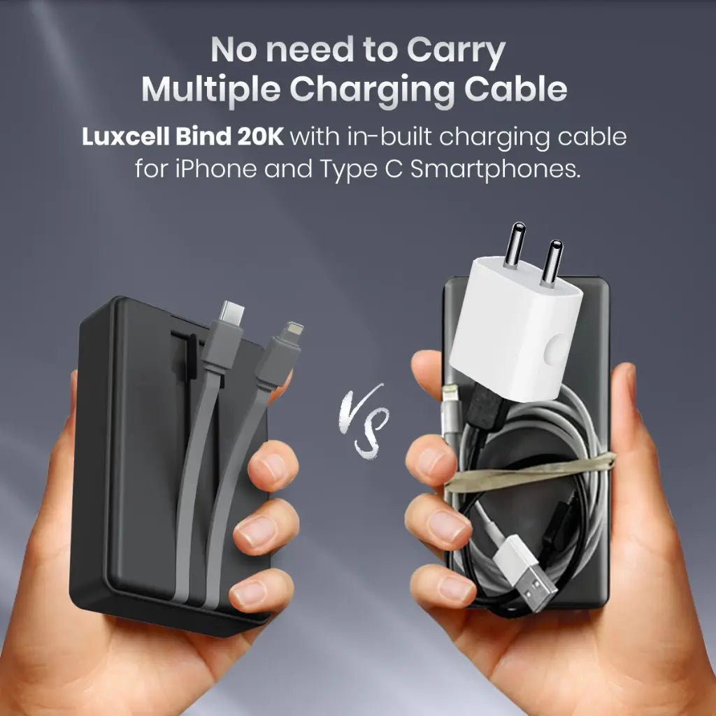 Portronics Luxcell Bind Mini 20000mAh 22W Fast Charging Power Bank (POR 2662)