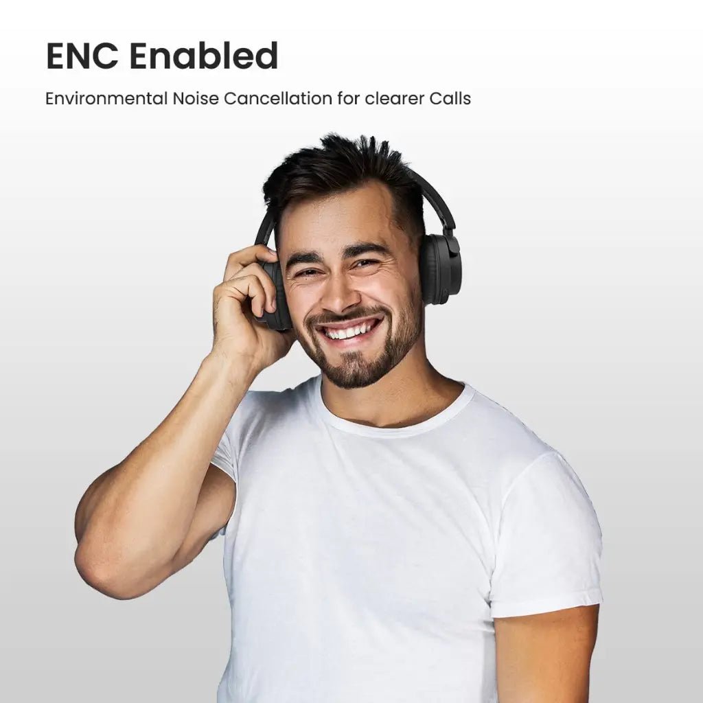 Portronics Muffs M2 POR 1882 Wireless Bluetooth 5.3 Over-Ear Headphones with 40-Hour Battery Life