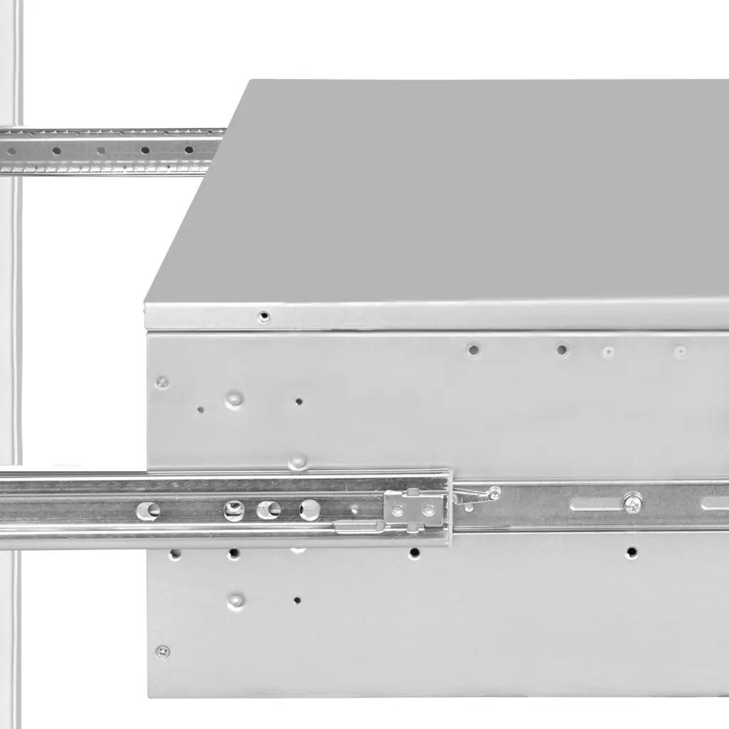 SilverStone SST-RMS06-22 2U Rackmount Sliding Rail Kit - 45kg Load Capacity for 430mm Chassis