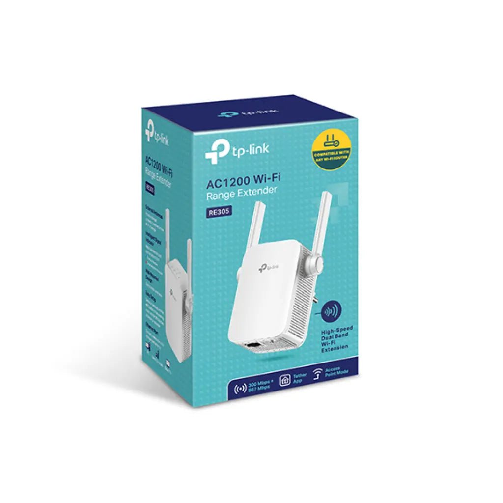 TP-Link RE305 AC1200 Dual-Band Wi-Fi Range Extender and Access Point with Intelligent Signal Indicator