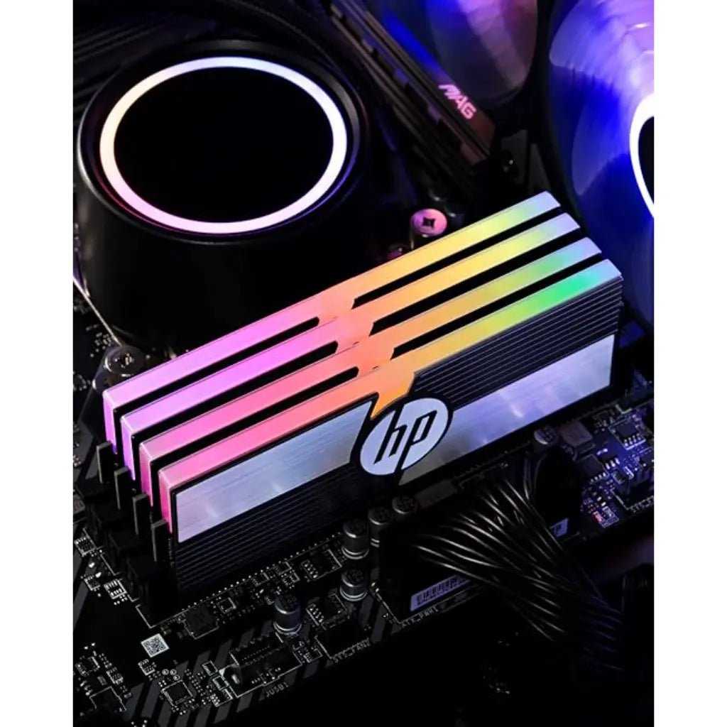 HP V10 32GB (2x16GB) DDR4 3600MHz CL14 RGB High-Performance Gaming Desktop Memory Kit