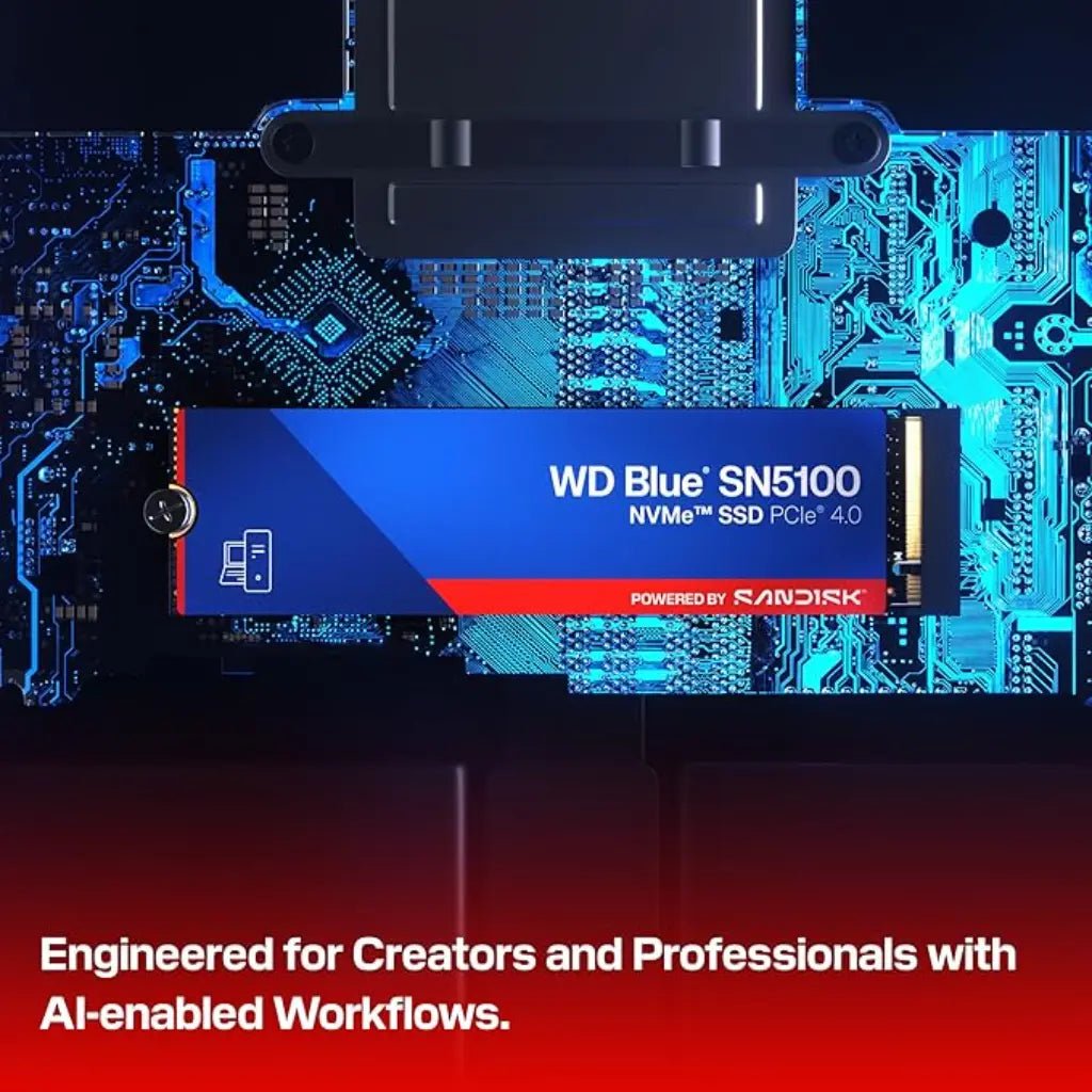 WD Blue SN5100 2TB NVMe M.2 2280 PCIe Gen4 Internal Solid State Drive