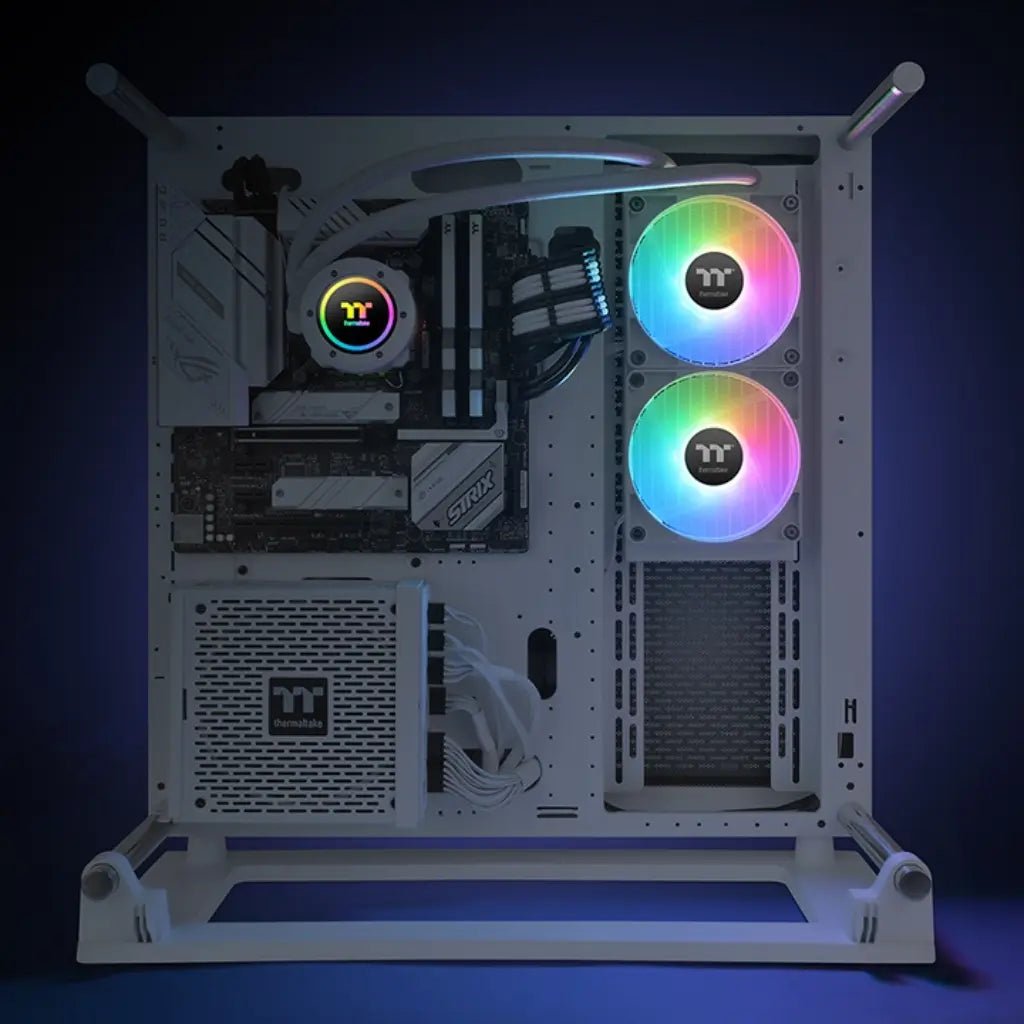 Thermaltake TH240 V2 ARGB Sync 240mm All-In-One CPU Liquid Cooler - Snow Edition
