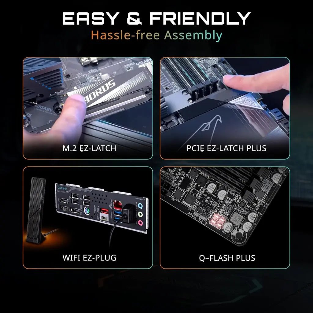 Gigabyte B850 AORUS Elite WiFi 7 AMD AM5 ATX DDR5 Gaming Motherboard