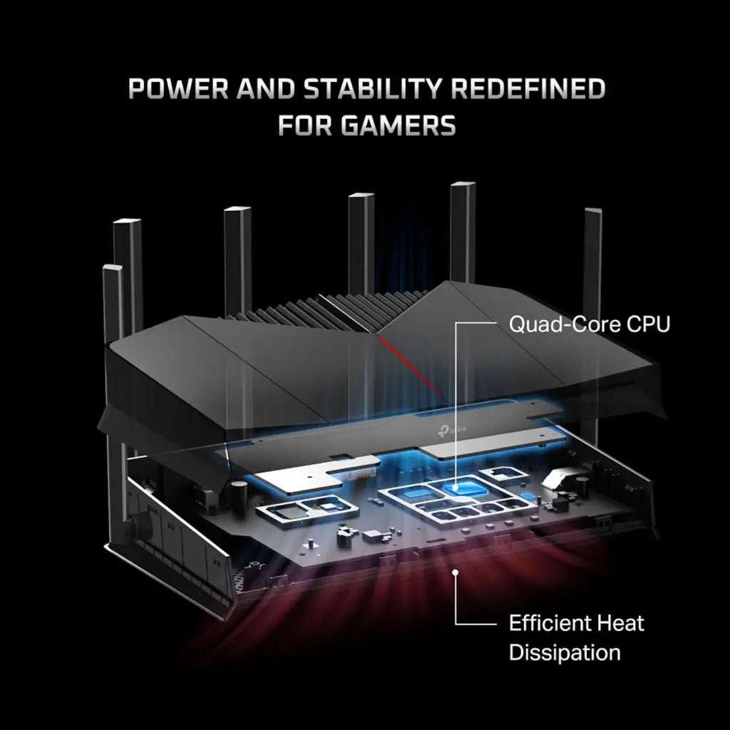 TP-Link Archer GE400 BE6500 Dual-Band WiFi 7 Gaming Router