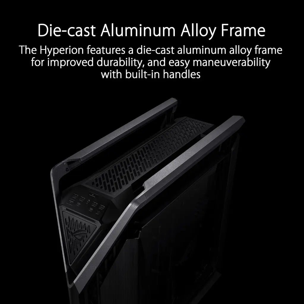 ASUS ROG Hyperion GR701 E-ATX Full Tower Gaming Case with Tempered Glass Panels - Black