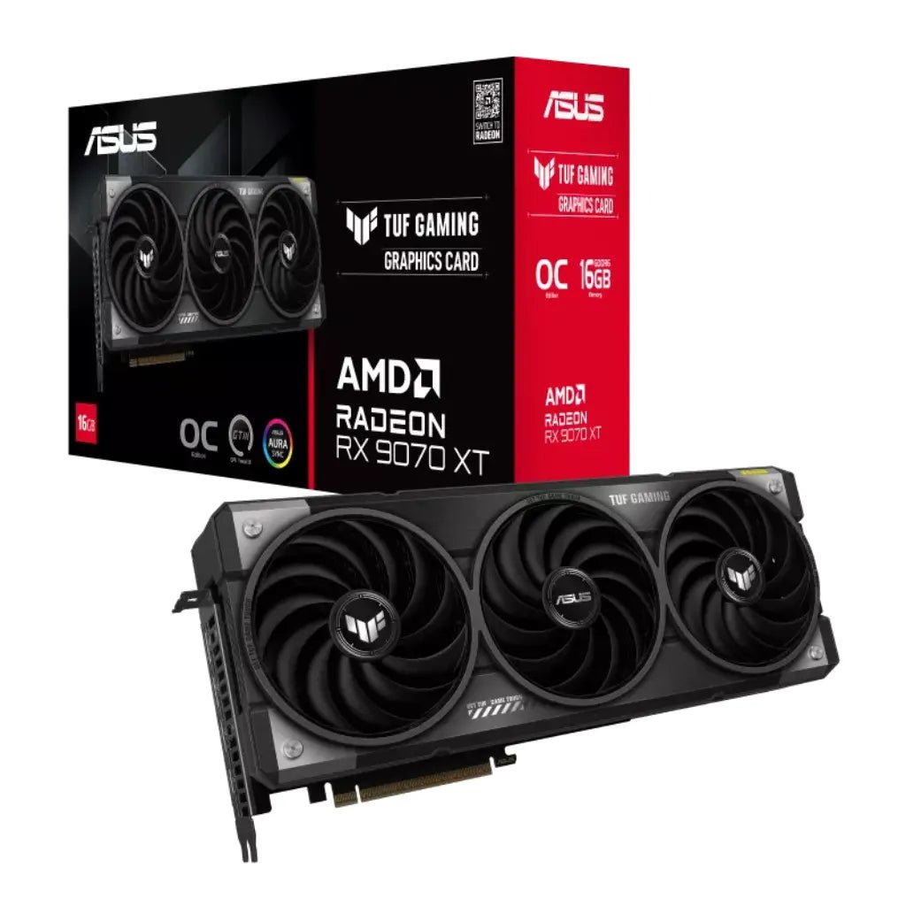 ASUS TUF Gaming AMD Radeon RX 9070 XT OC Edition 16GB GDDR6 Graphics Card