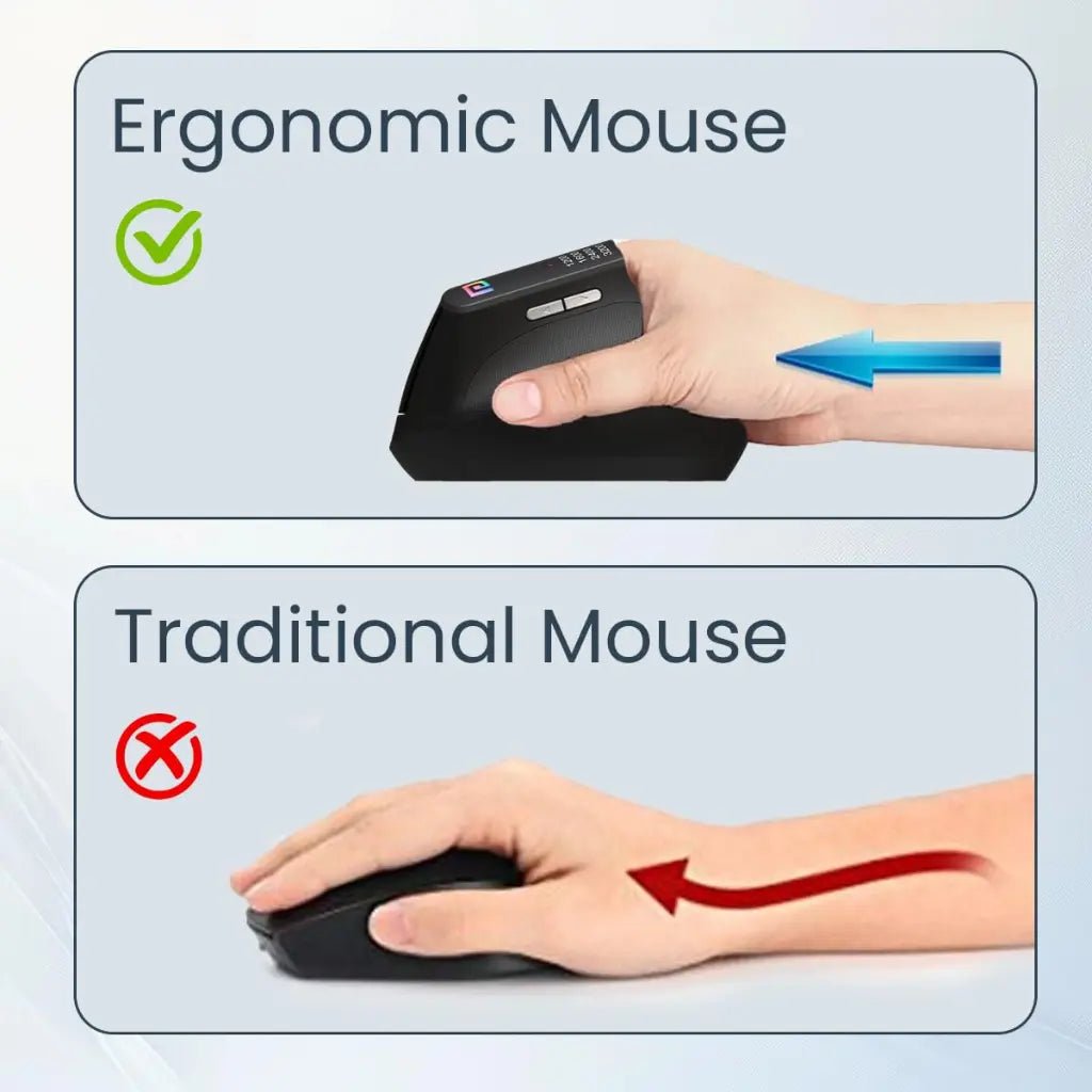 Portronics Toad Ergo POR 1808 Vertical Wireless Ergonomic Mouse with 1200 DPI Optical Sensor