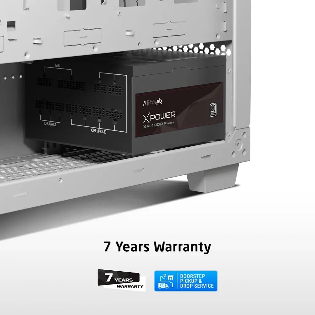 Prolab XPower XP-1000P 1000W ATX 3.1 80 Plus Platinum Fully Modular Power Supply Unit