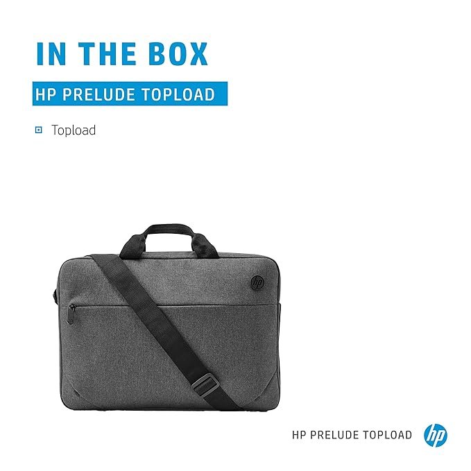 HP Prelude 15.6-Inch Laptop Topload Briefcase with Double Handles and Crossbody Strap