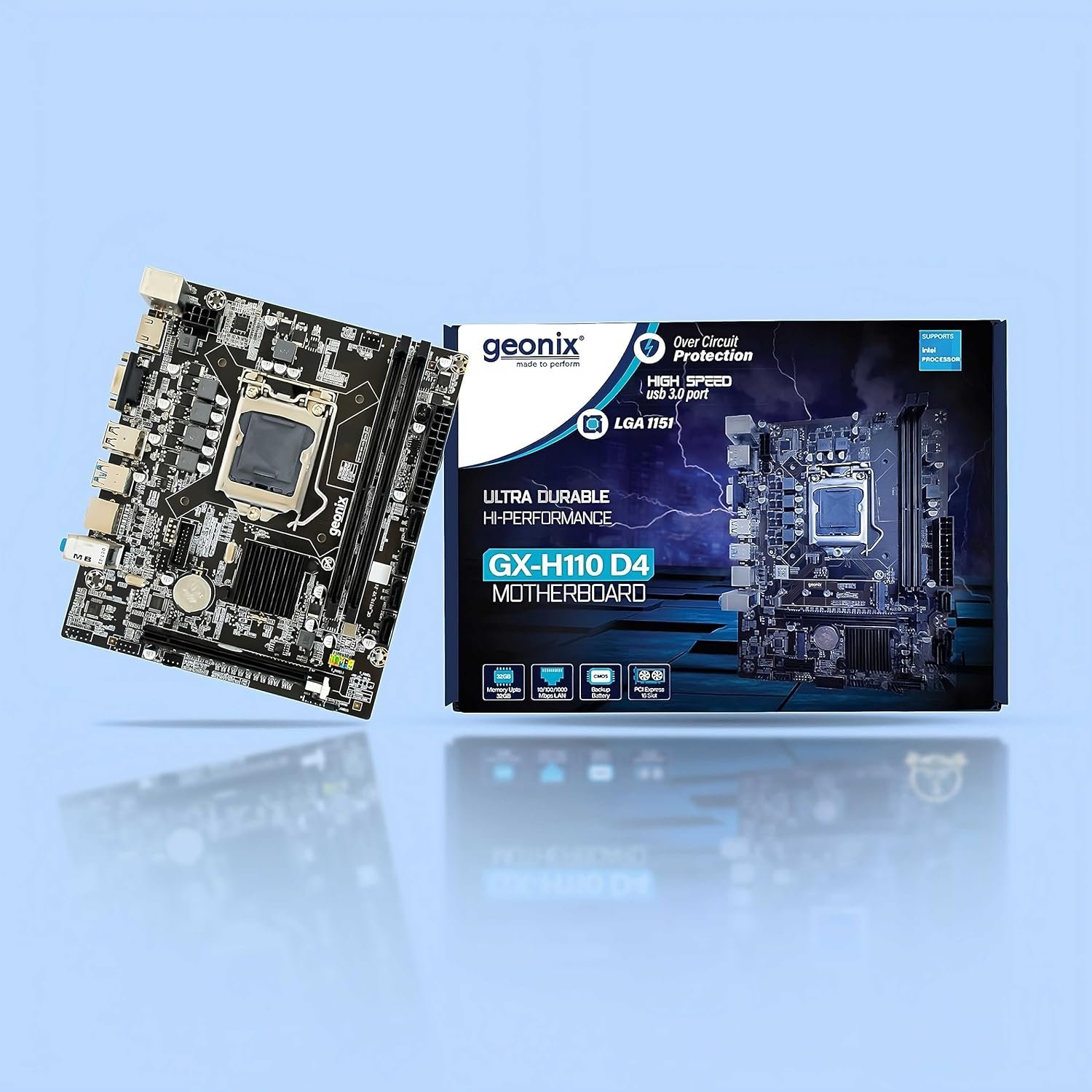 Geonix GX-H110 D4 LGA 1151 Socket Motherboard