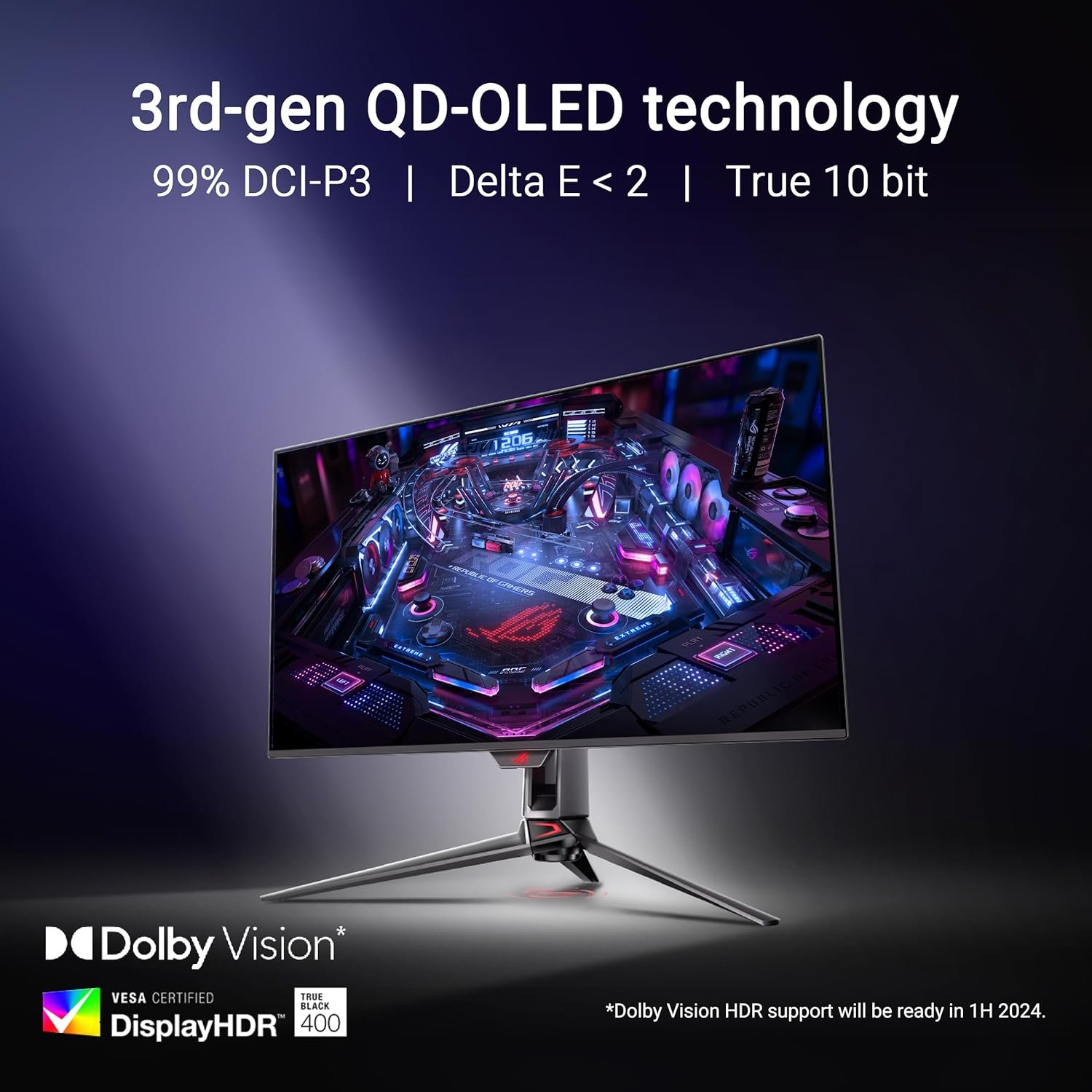 ASUS ROG Swift PG42UQ 42-inch 4K OLED Gaming Monitor with 138Hz Refresh Rate
