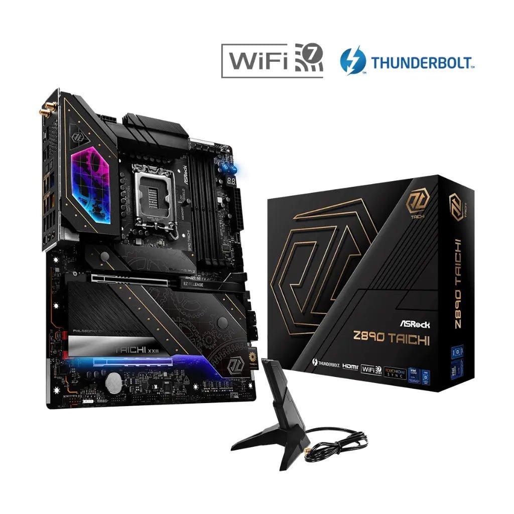 ASRock Z890 Taichi Intel LGA1851 ATX Motherboard with DDR5 Support