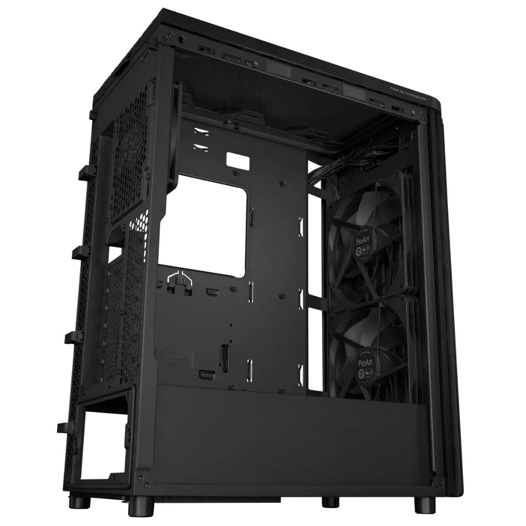 ASUS ProArt PA401 Tempered Glass ATX Mid Tower PC Case - Wood Edition